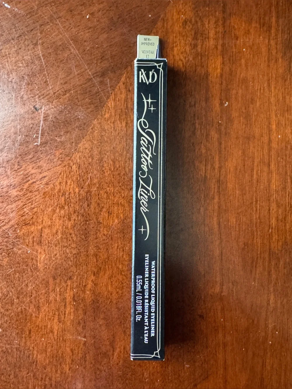KVD Tattoo Liner, Waterproof Liquid Eyeliner - Trooper Black NIB